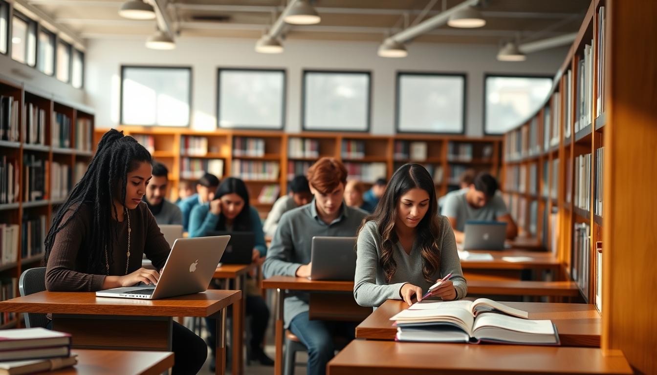 Digital learning platform with online study materials